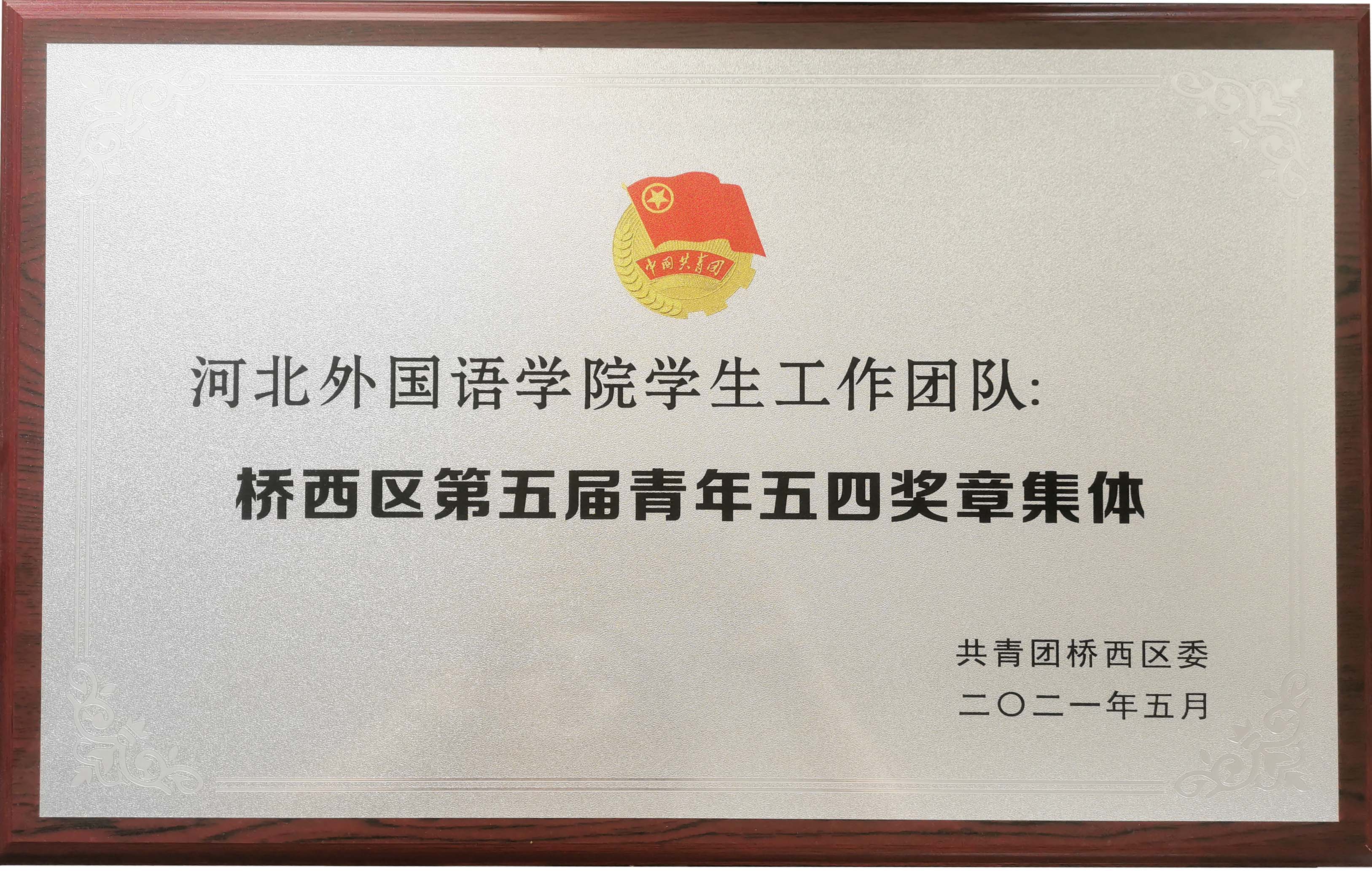 桥西区第五届青年五四奖章集体