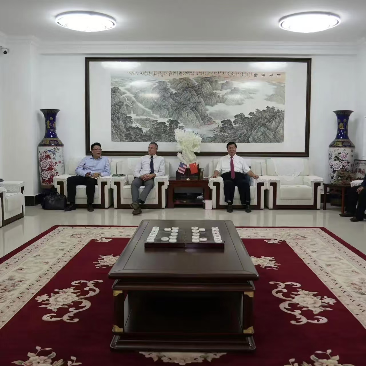 美国哈町大学代表访问河北外国语学院